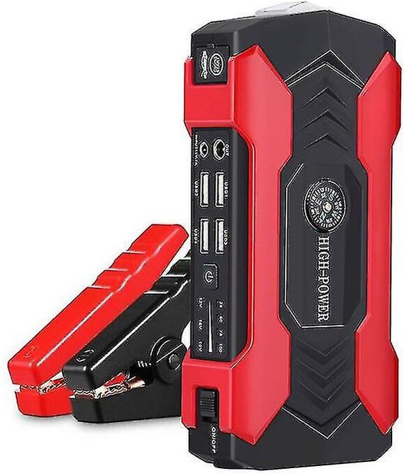 Auto-Starthilfe, 2500 a, Spitzenleistung 23800 mAh, tragbare Autobatterie-Starthilfe für alle Benzin-/8,0-l-Dieselmotore...