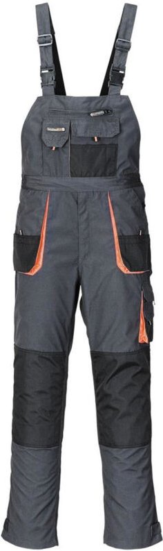 Thumbnail - Terratrend Latzhose 3229 Gr. 50 anthrazit/orange