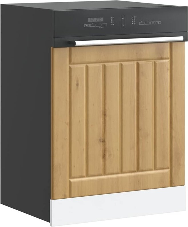 Geschirrspülerblende Lucca Artisan-Eiche Holzwerkstoff Vidaxl