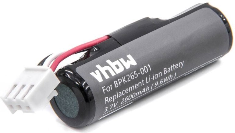 vhbw Akku Ersatz für Verifone BPK260-001, BPK260-002-01-A, BPK265-001 für Barcodescanner POS (2600mAh, 3,7V, Li-Ion)