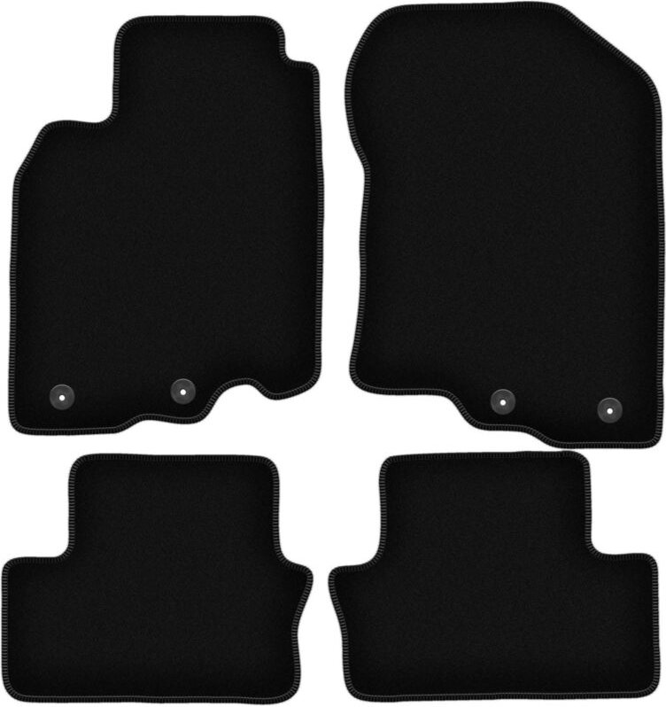 BASIC schwarze Veloursmatten für: Honda Insight II Fließheck (2009-2014)