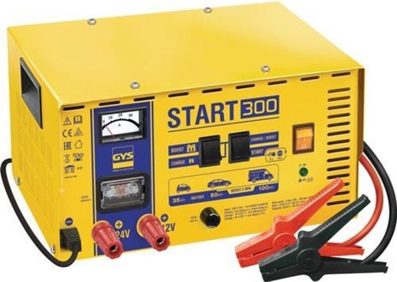 GYS - Batterieladegerät start 300 12/24 v Boost 12V:10-23/24V:8-17 a