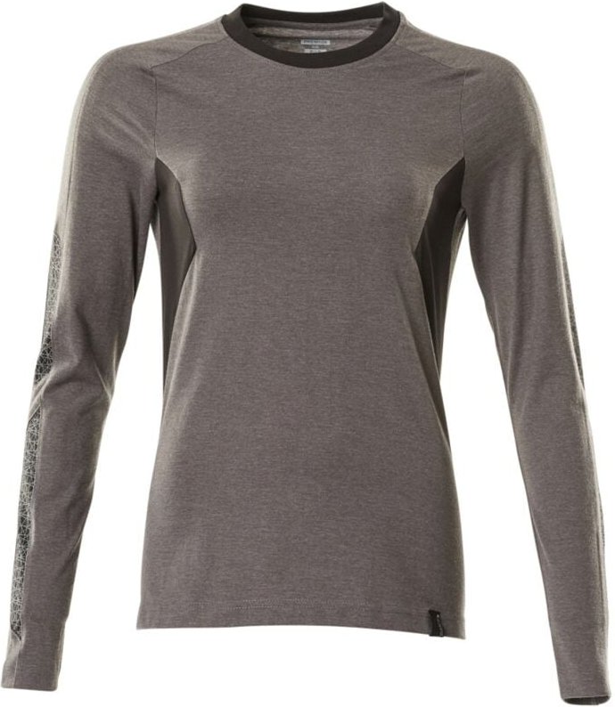 Damen-T-Shirt 18391-959-1809 Gr. 4XL dunkelanthrazit/schwarz - Mascot