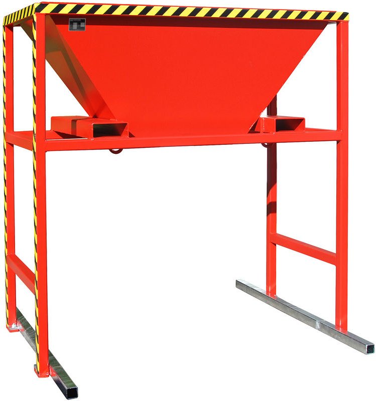 Bauer Befülltrichter BTM, lackiert, Feuerrot