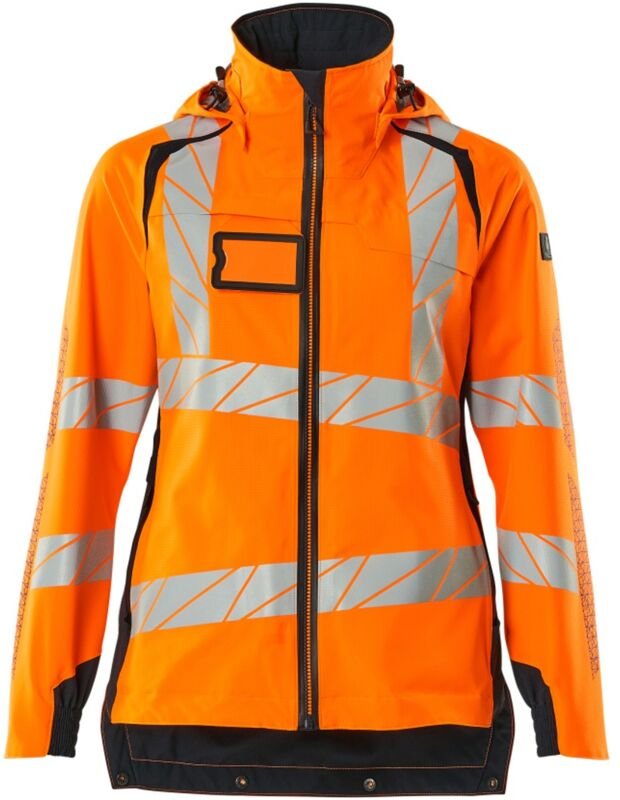 Accelerate safe Damen Hard Shell Jacke 19011-449 Gr. m hi-vis orange/schwarzblau - Mascot