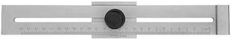 SUNXURY Eosnow, Anreißlehre, 0–250 mm, Metallstreichlehre, 0,1 mm Genauigkeit, Anreißlineal, Anreißwerkzeug