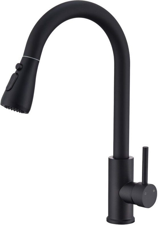 Küchenarmatur mit Herausziehbarer Brause 360° Schwenkbare Spültischarmatur mit 3 Strahlarten Küchenarmatur Edelstahl Mat...