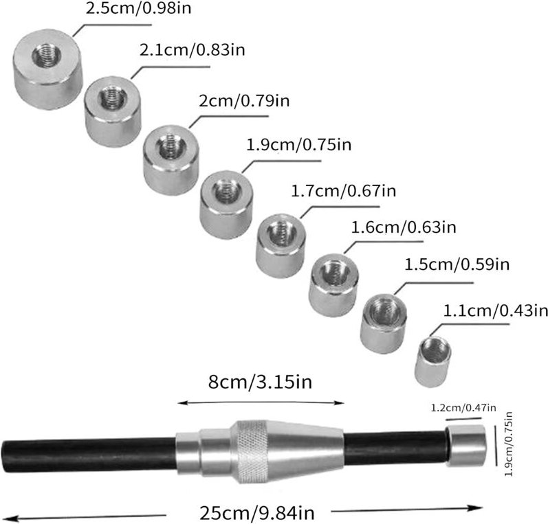 Zoternen - Kupplungsausrichtungs-Werkzeugsatz, 10-teiliges Universal-Ausrichtungsset, Autoreparaturwerkzeuge für leichte...