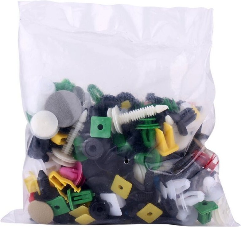 200 Stück Kunststoff-Nietklammern, Klammern, Klammern, Auto-Befestigungsklammern, universelle Türverkleidungen/Stoßstang...