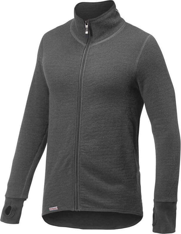 Thumbnail - Full Zip Jacket 400 Funktionsjacke / Merino Jacke Grey Größe xxl - Woolpower