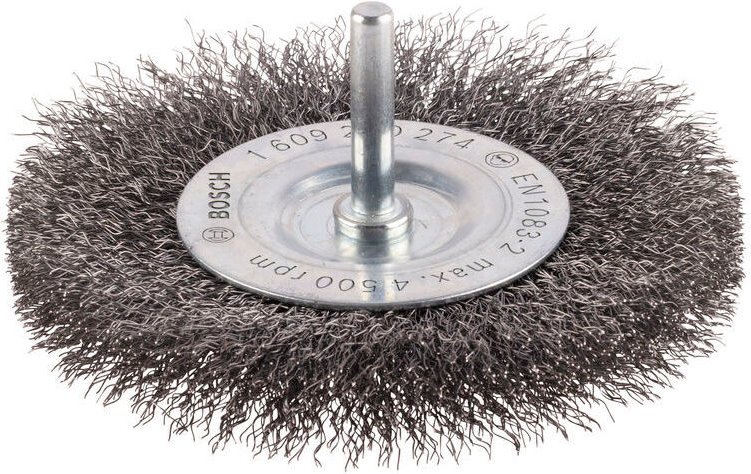 PRO Metal clean Scheibenbürste, zylindrischer Schaft, 100 x 0,2 mm