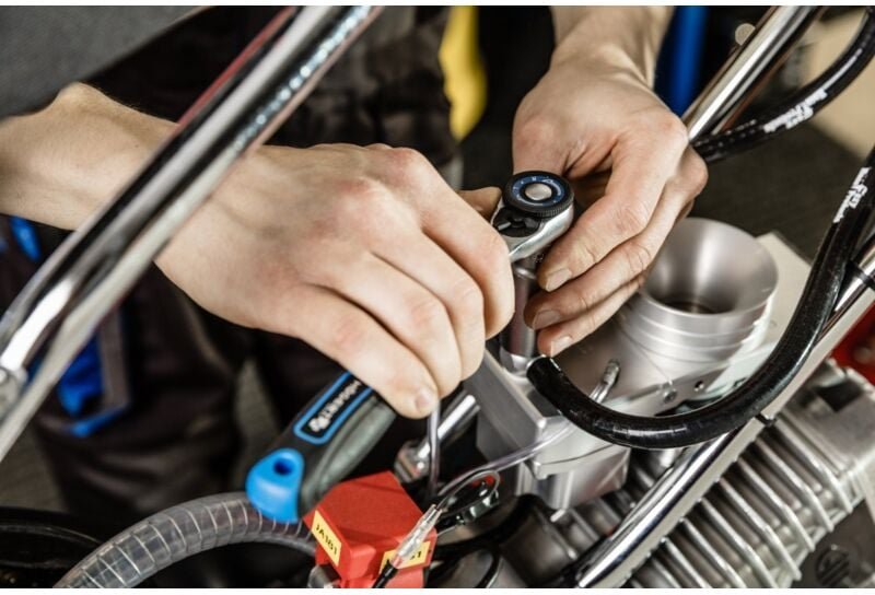 Bricoline - HT1R324 Knarre Steckschlüssel-Ratsche Högert Werkzeug 1/4 Zoll Ratschenschlüssel