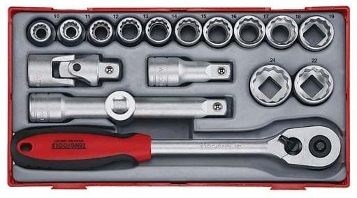 Steckschlüssel-Set, 12 Spitzen Tengtools TT1218 39180104