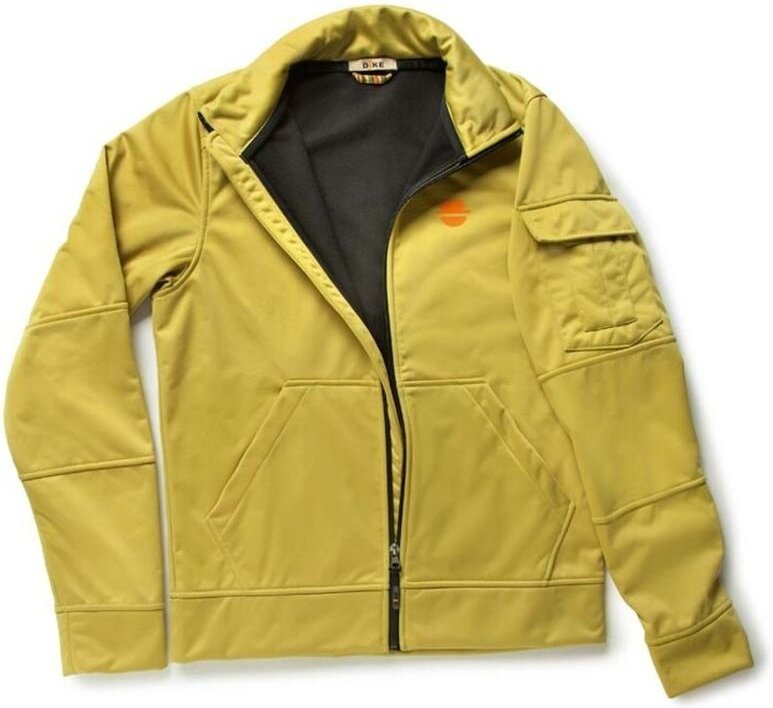 Softshell-Arbeitssweat mit Reißverschluss FEAT - Ocker XXL