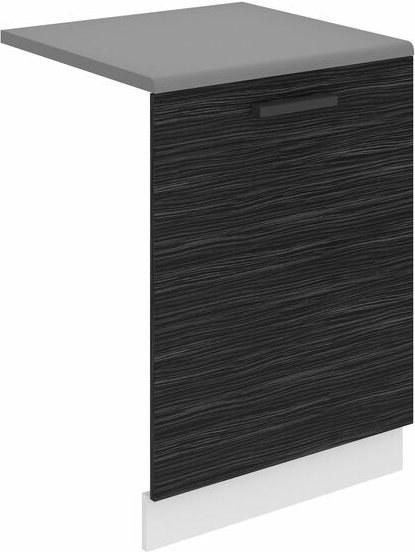 Frontblende für Geschirrspüler 60 cm Küche Frontplatte für Spülmaschine mit Griff mit Sockelleiste 60 x 71,5 x 1,6 cm Kö...