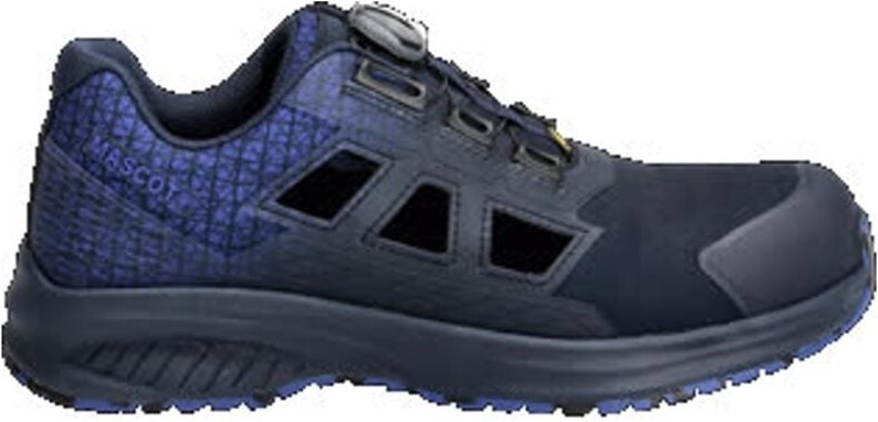 Mascot - Sicherheitssandale F1504 boa S1PS sr fo esd Gr. 43 schwarzblau/azurblau