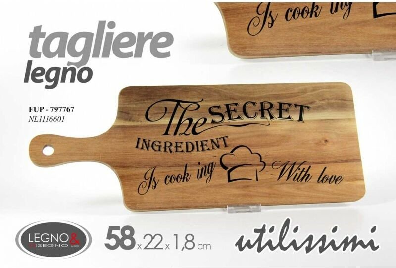 Thumbnail - Argonauta - 12x Akazienholz-Schneidebrett für Bars, Restaurants, Pubs, cm 58 x 22