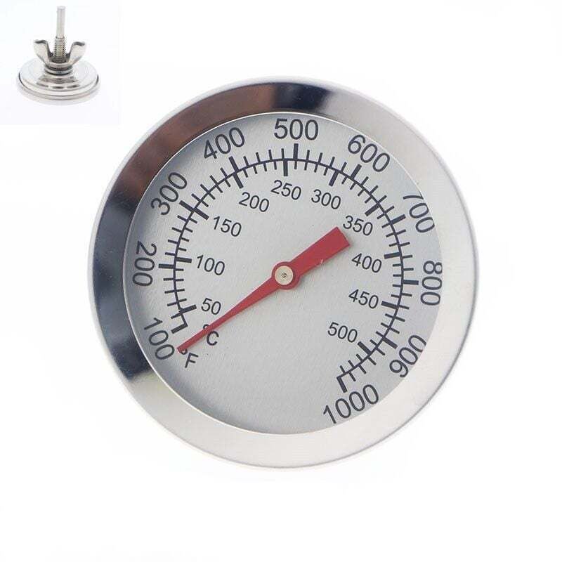 Analoges Kochthermometer – Temperaturbeständig – Für BBQ, Grill, Töpfe, Dutch Ovens, Smoker – Von 10 °C bis 500 °C Durch...