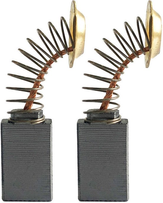 Trade-shop - 2x Kohlebürsten Motorkohlen 5x11x17/19mm für Makita Stemm- und Meißelhammer HM1100C HM1100CS HM1100S HM1130...
