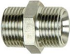 Thumbnail - Doppelgewindenippel, M5 a., M5 a., sw 7, Edelstahl 1.4571 - Riegler