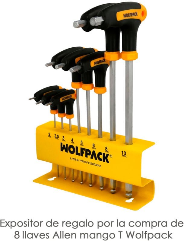 Expositor / Organizador Para Llaves Allen Mango t Completo (16 Piezas)