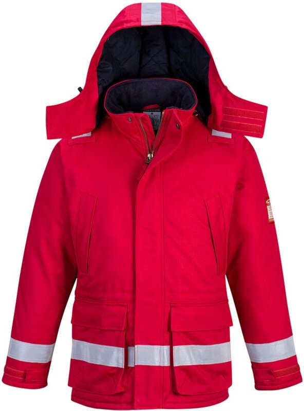 Winterparka FR Antistatisch Rot 2XL