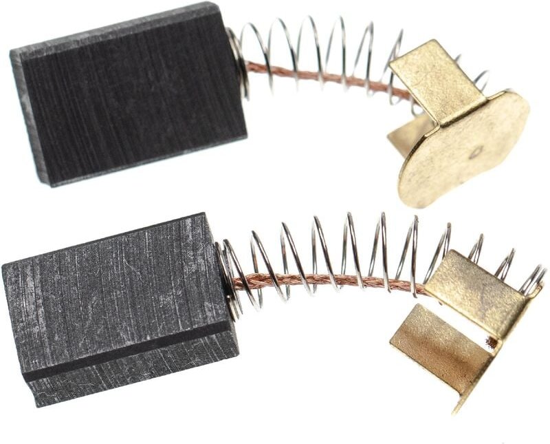 Vhbw - 2x Kohlebürste 19,65 x 6,3 x 13,15 mm Ersatz für Dewalt 5140033-19 für Elektrowerkzeug + Feder