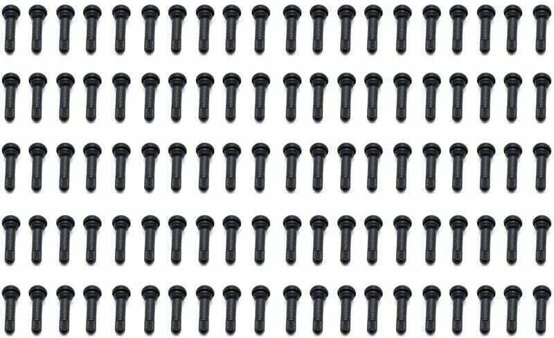 KZQ - TR414 Reifenventilschäfte aus Gummi – Satz mit 100 Stück – für Kraftfahrzeuge