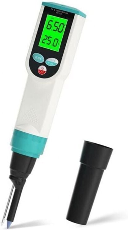 Ymyny - atc Lebensmittel-pH-Tester, PH-Meter, wasserdichtes digitales Lebensmittel-pH-Meter mit hochpräziser pH-/Tempera...