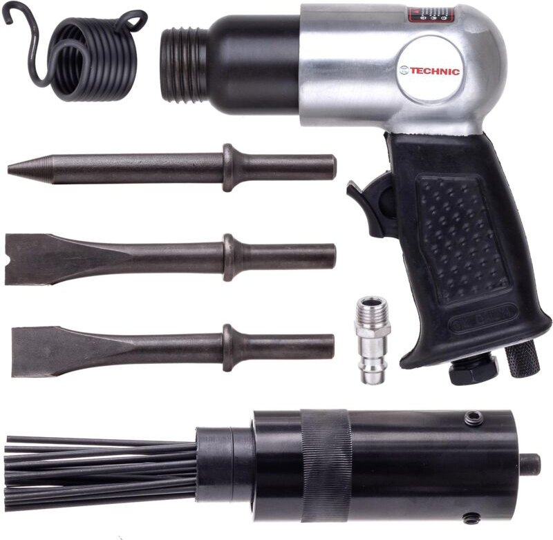 Pneumatischer Nadelhammer Mit Klingensatz Zur Rost- Und Lackentfernung