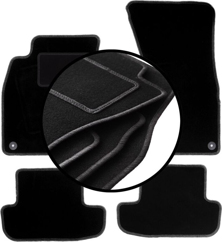 Komplettset Veloursmatten für: Audi A5 8T Coupé (2008-2018)