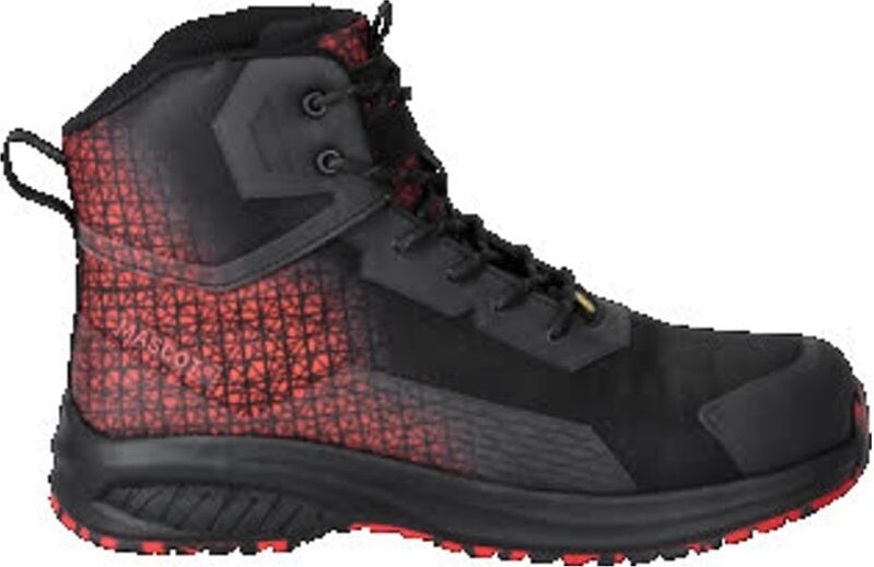 Sicherheitsstiefel F1503 S3S sr fo Gr. 36 schwarz/verkehrsrot - Mascot