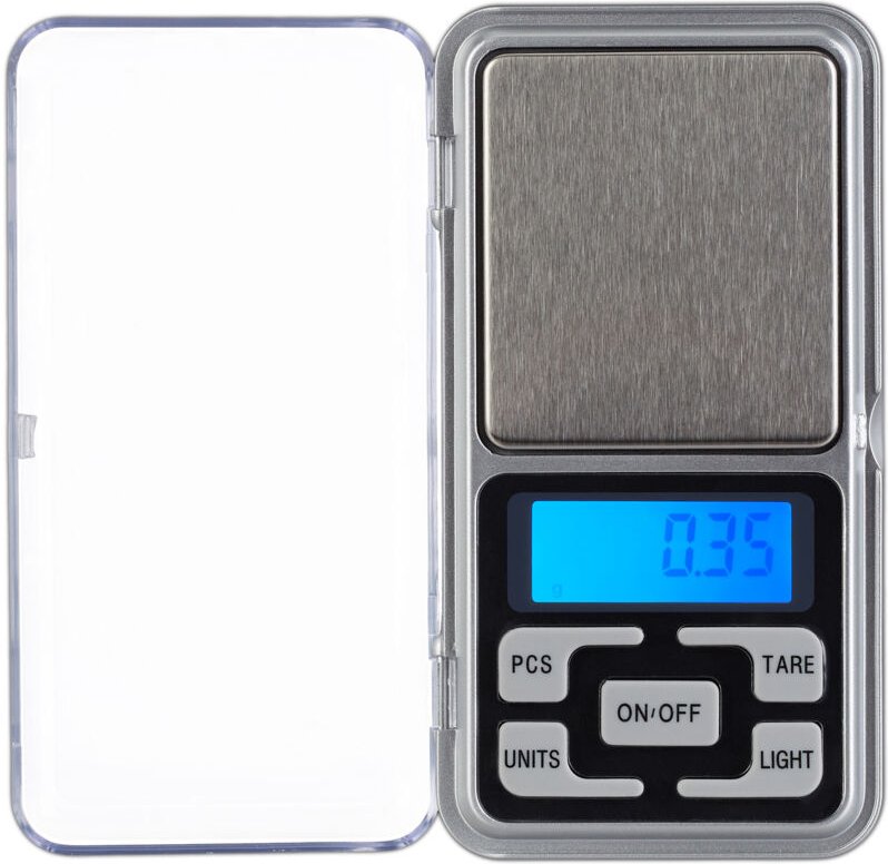 Relaxdays - 2 x Digitale Feinwaage, wiegt bis 200 g, 0,01 g Schritte, Tara- & Zählfunktion, kalibrierbar, Mini Taschenwa...