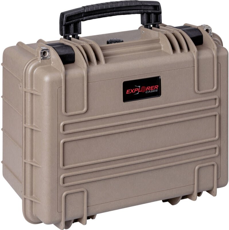 Explorer Cases - Outdoor Koffer 3823HL.D desert tan with pick & pluck foam (b x h x t) 38 x 27 x 23