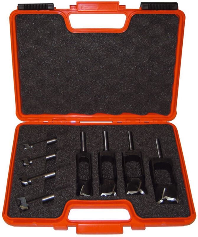 500.002.08 Satz mit 8 Bohrern für Stifte/Scharniere SP D=16-20-25-30 RH