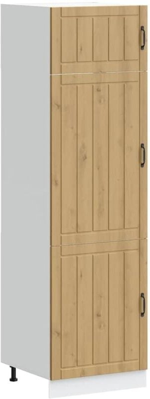 Küchenschrank Lucca Artisan-Eiche Holzwerkstoff - Vidaxl