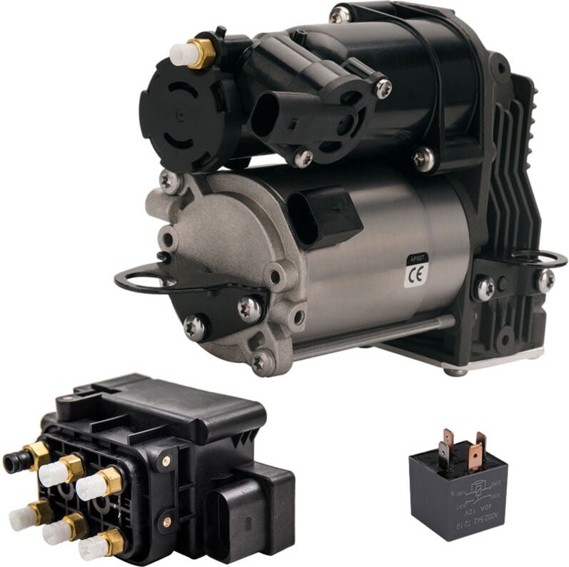 Luftfederung Kompressor + Ventilblock For Mercedes-Benz W221 S-Klasse 2005-2013