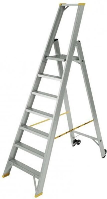 Stehleiter 9 Stufen - Maximale Arbeitshöhe 3.90m - 9309