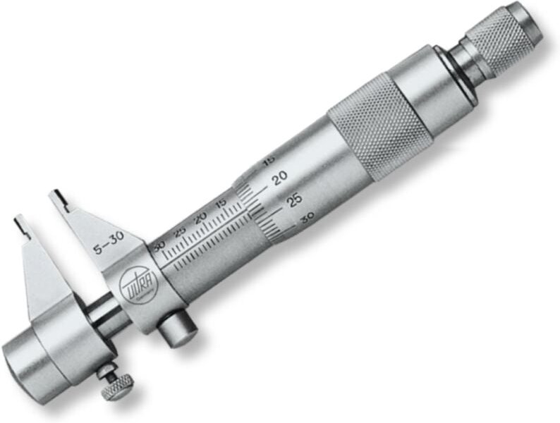 Ultra Präzision - Innenmessschrauben ultra active im Etui mit einseitigen Hartmetall-Messschnäbeln 5-30mm