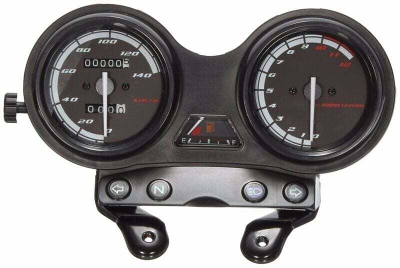 Thumbnail - Motorrad-Tachometer, Doppel-Kilometerzähler, passend für ybr 125, dc 12 v, Motorrad-Ölanzeige, 12000 U/min, LCD-Kilomete...
