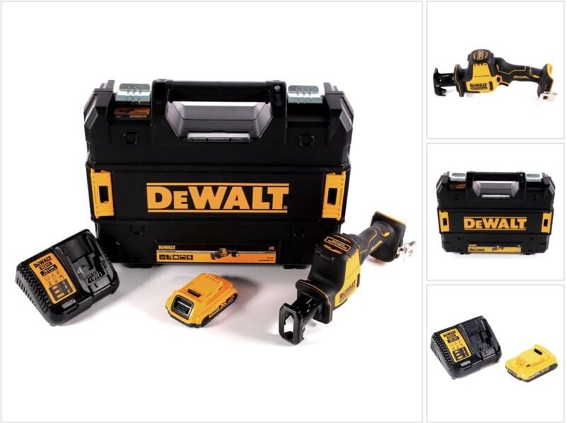 Thumbnail - Dewalt - dcs 369 D1 Akku Säbelsäge 18 v + 1x Akku 2,0 Ah + Ladegerät + tstak