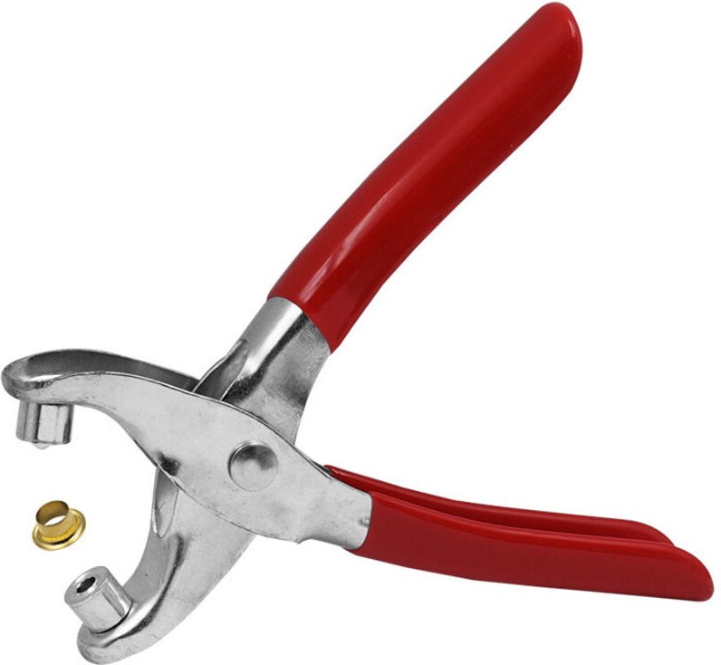 Lntyq 4 mm/0,16 Zoll Ösen-Ösenzangen-Set, Ösen-Lochzangen-Set mit 28–40 Metallösen, Tüllen-Werkzeug-Set für Lederbekleid...