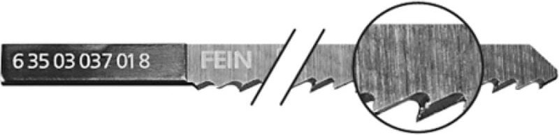 Sägeblätter 5er Pack, Länge 88 mm, Zahnabstand 3,0 mm 5 Stk - Fein