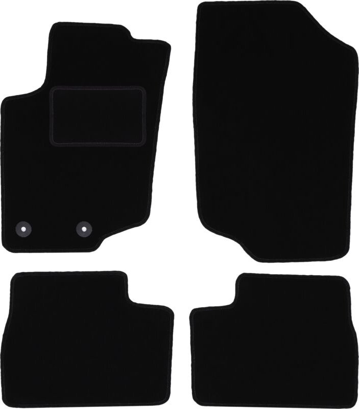 Schwarze Veloursmatten für: Peugeot 207 SW, Kombi, Schrägheck (2006-2012)