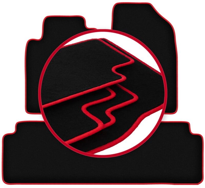 CARLUX-RED Autofußmatten für: Toyota Camry V Limousine (1996-2001)