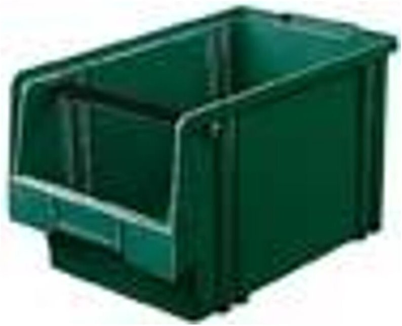 La-ka-pe Sichtlagerkasten lk 2A grün 350/300x200x200 mm