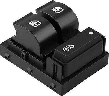 Fensterheberschalter Elektrischer Fensterknopf 735421419 Kompatibel mit Peugeot Boxer für Fiat für Citroen Jumper(schwar...