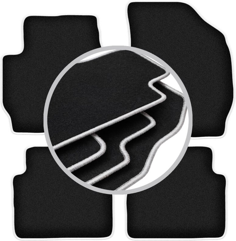 CARLUX-SILVER Autofußmatten für: Mazda Tribute SUV (2000-2011)