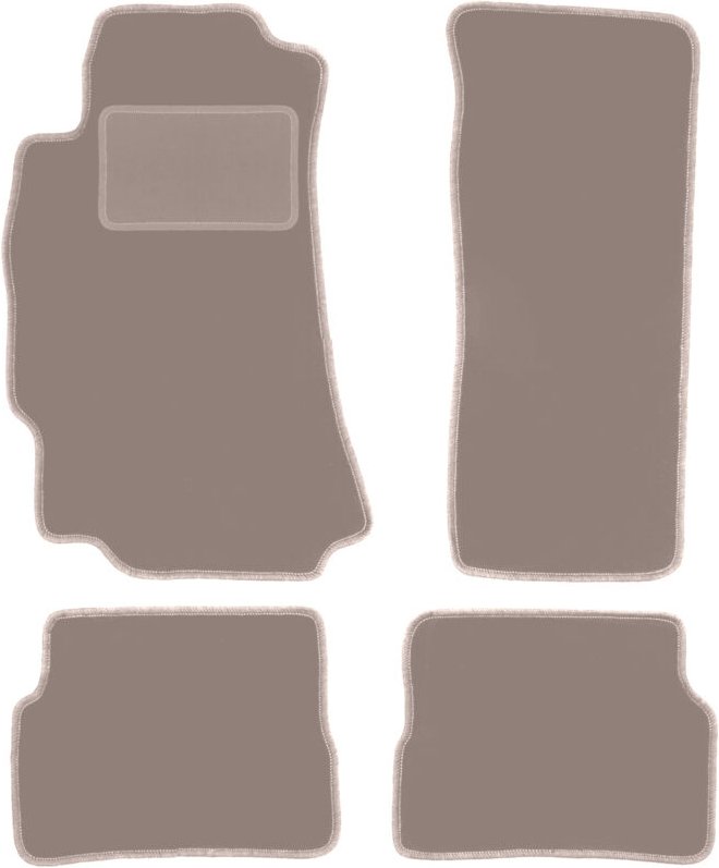 Beige Velours-Fußmatten für: Mazda RX-8 Coupé (2003-2012)