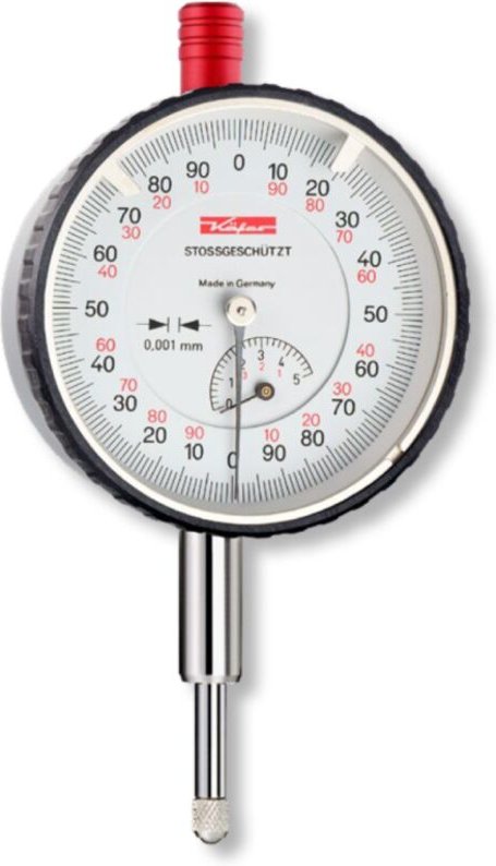 Messuhren mit Stoßschutz 5/0,001 mm Ø58 mm
